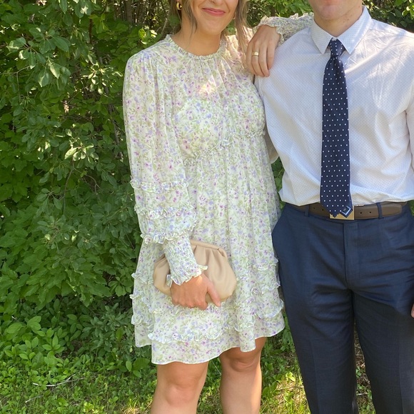 Ever New Rae Mini Ruffle Dress Size 6 - Picture 6 of 7